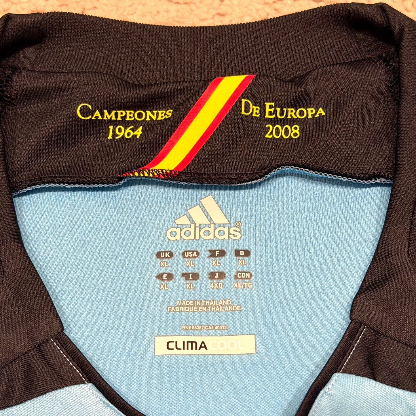 Spain 2012 EURO away x Xavi #8 (XL)