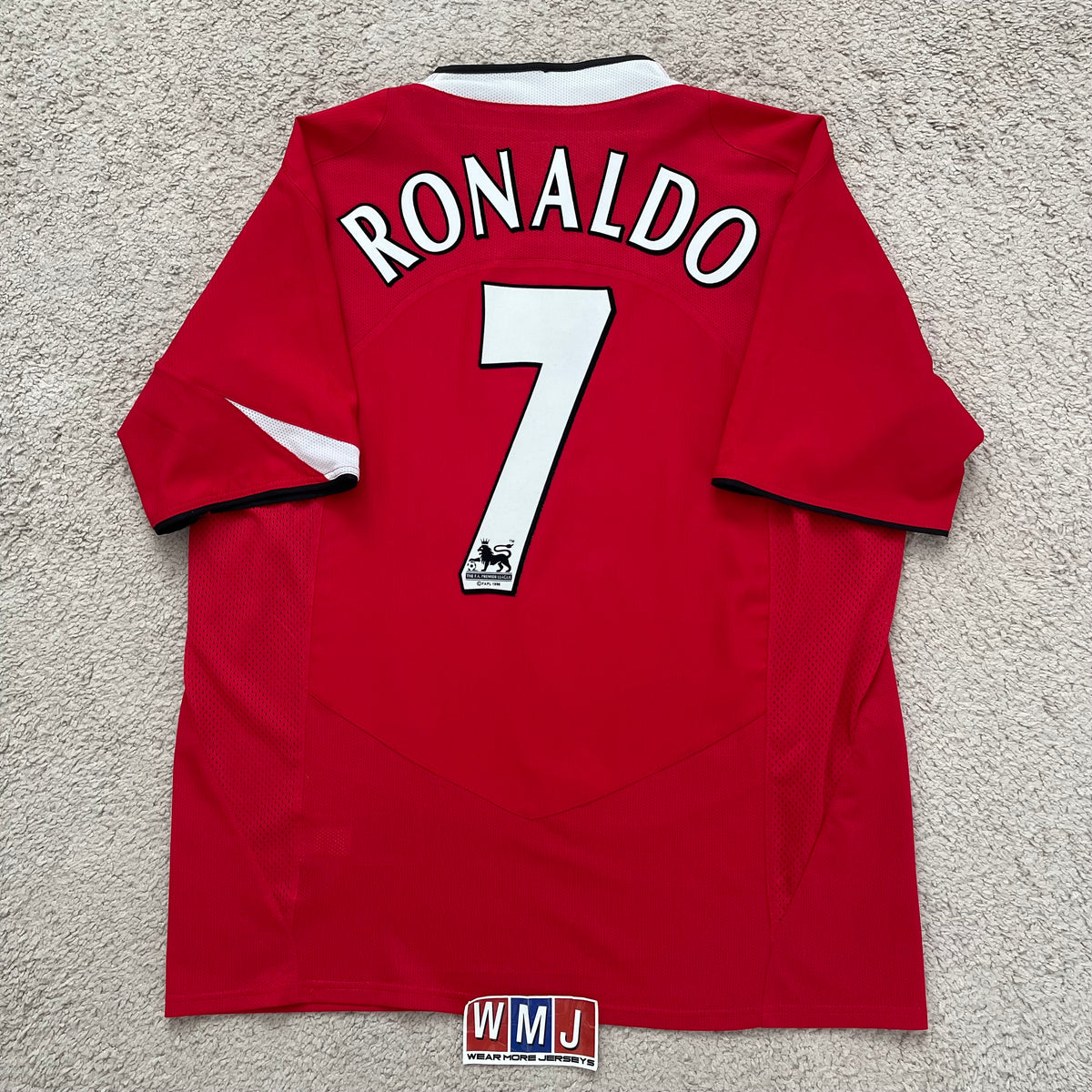 Manchester United 2004/2005/2006 home x Cristiano Ronaldo #7 (L)