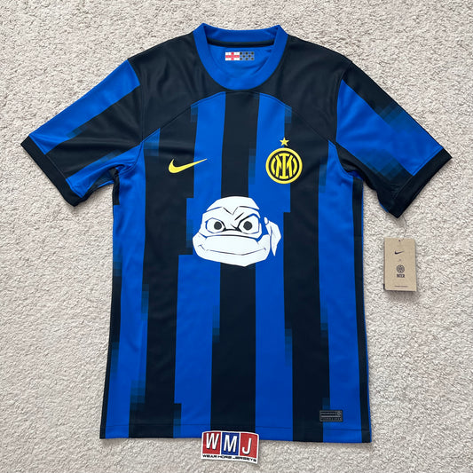 Inter 2023/24 home x NINJA TURTLES x Marcus Thuram #9 (S) *BRAND NEW WITH TAGS