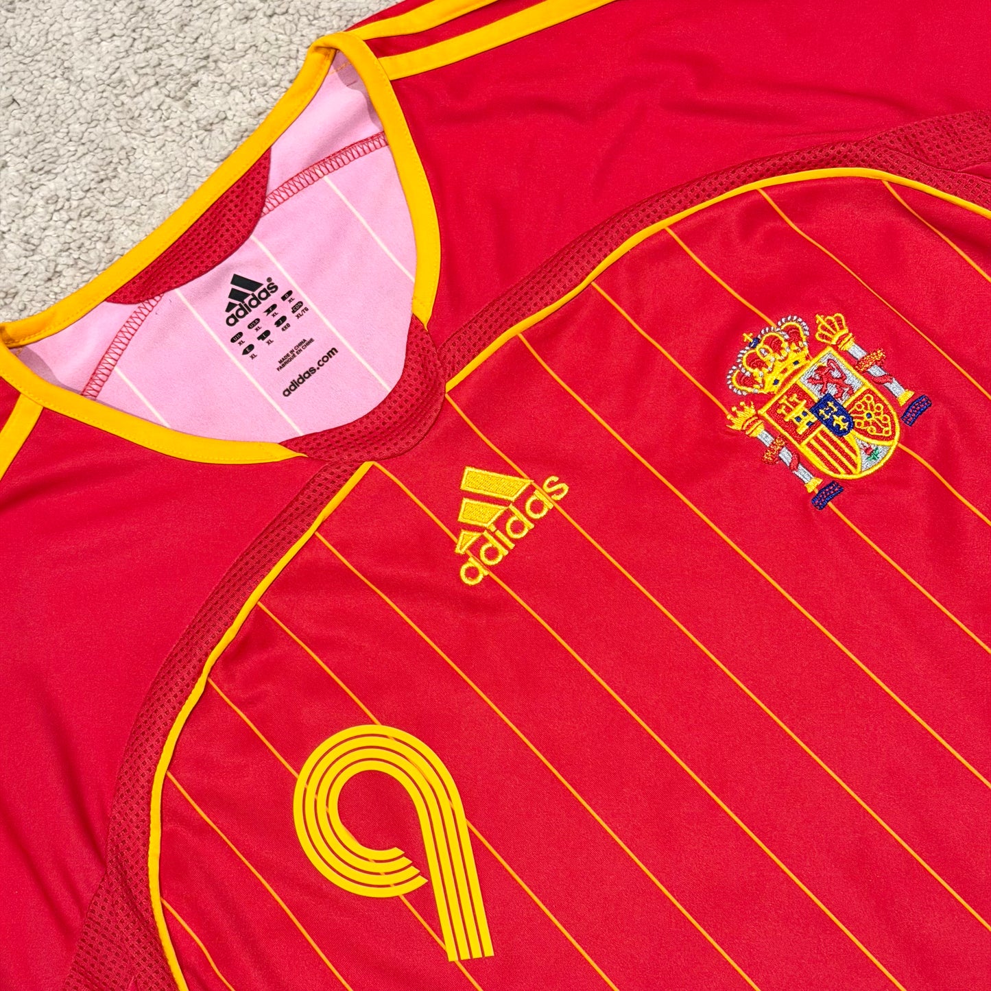 Spain 2006 World Cup home x Fernando 'El Niño' Torres #9 (XL)