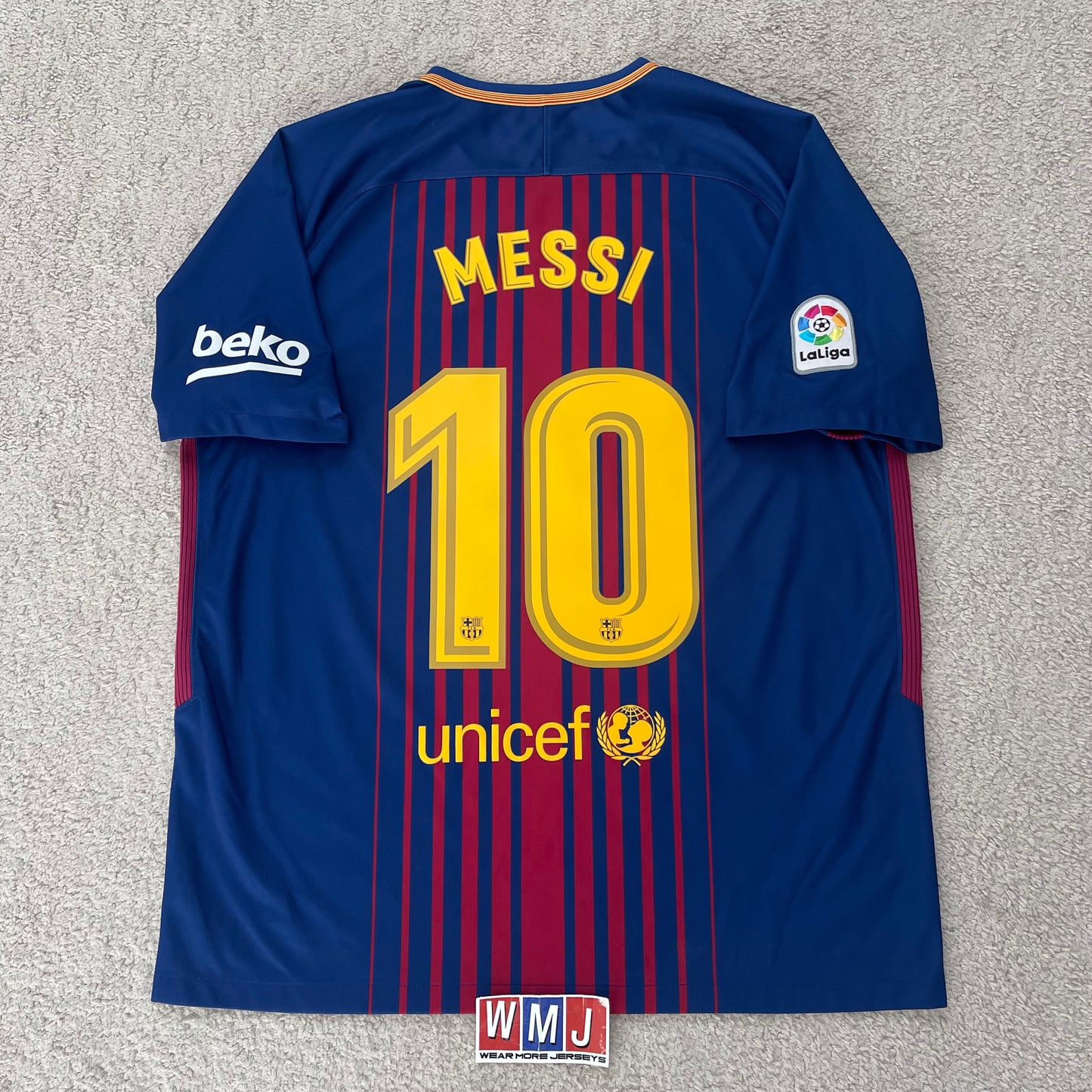 Barcelona 2017/18 home x Messi #10 (XL)