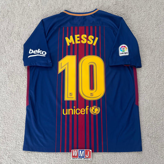 Barcelona 2017/18 home x Messi #10 (XL)