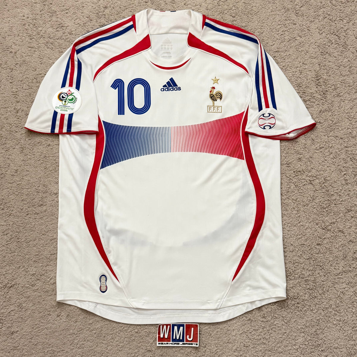 France 2006 World Cup away x Zinedine Zidane #10 (L)