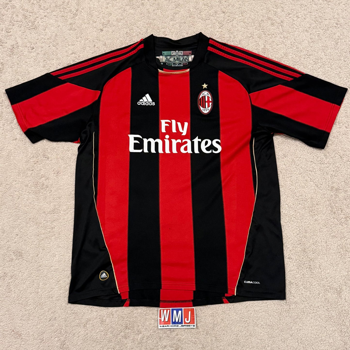 AC Milan 2010/11 home x Ronaldinho #80 (XL)