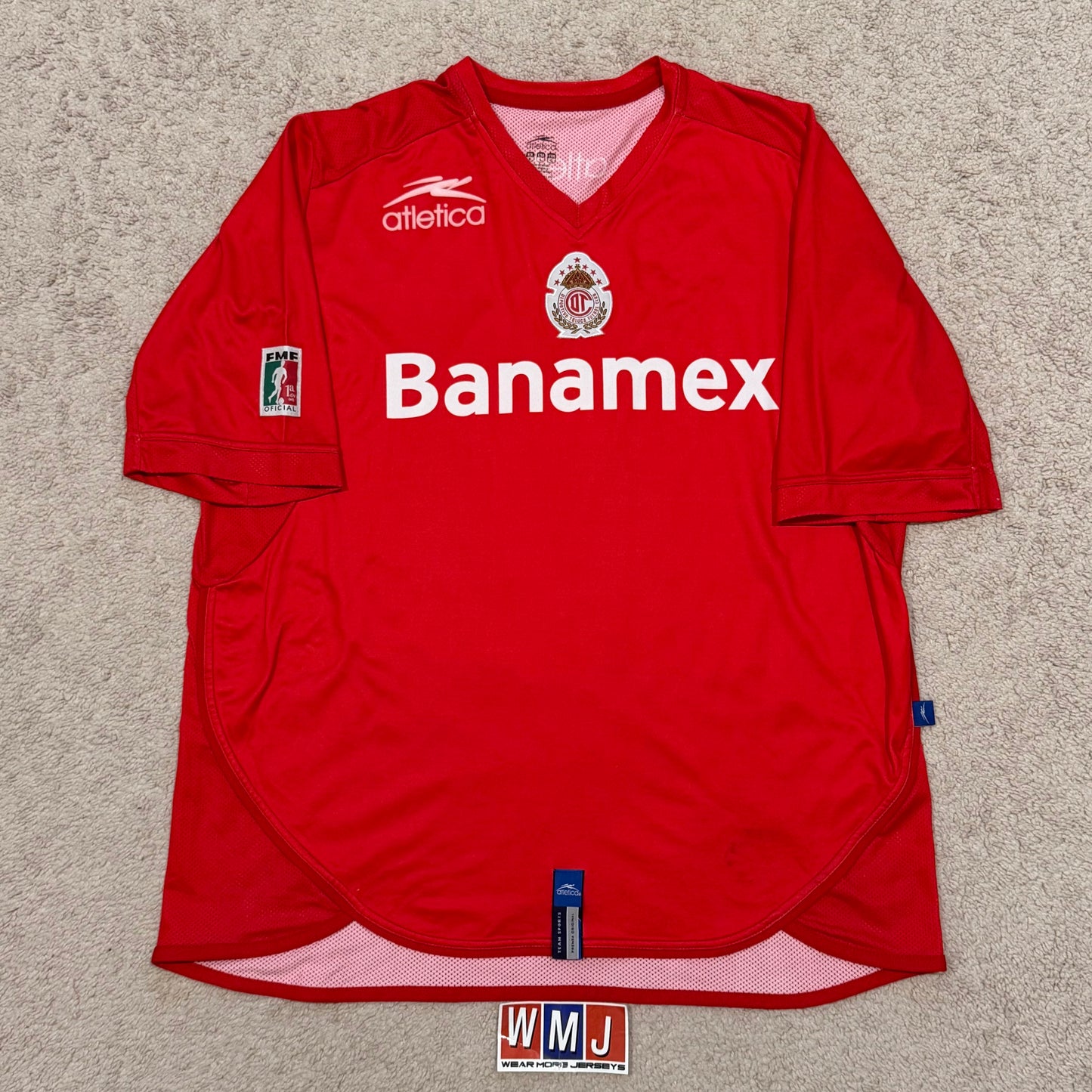 Toluca 2005/06 home x Rodrigo 'El Rengo' Diaz #7 (L)