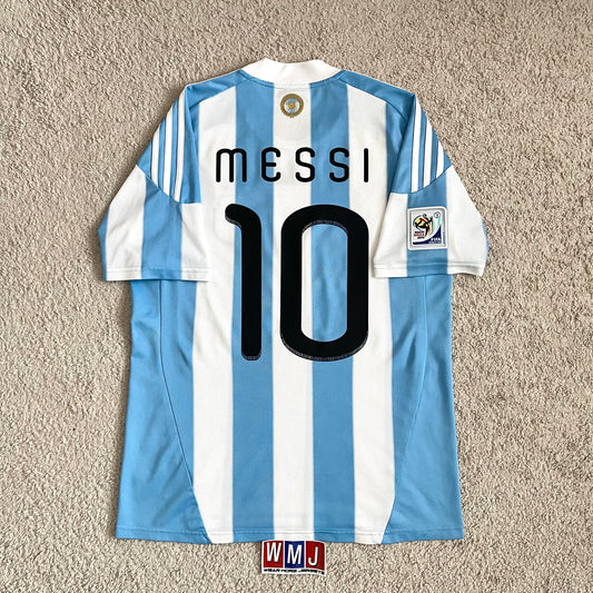 Argentina 2010 World Cup home x Messi #10 (M)