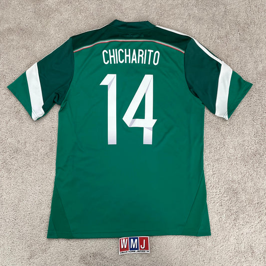 Mexico 2014 World Cup home x Chicharito Hernandez #14 (M)