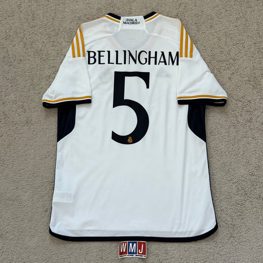 Real Madrid 2023/24 home x Jude Bellingham #5 (L)