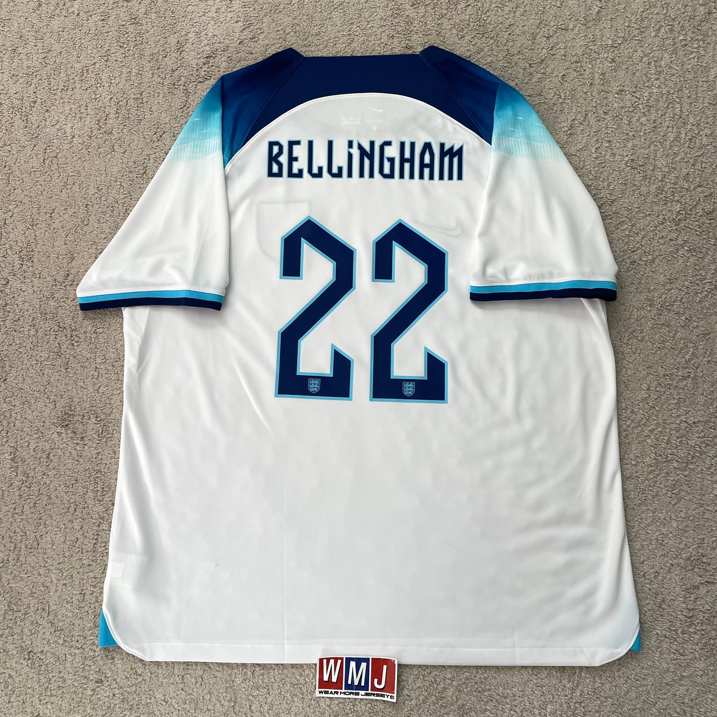 England 2022 World Cup home x Jude Bellingham #22 (XXL)