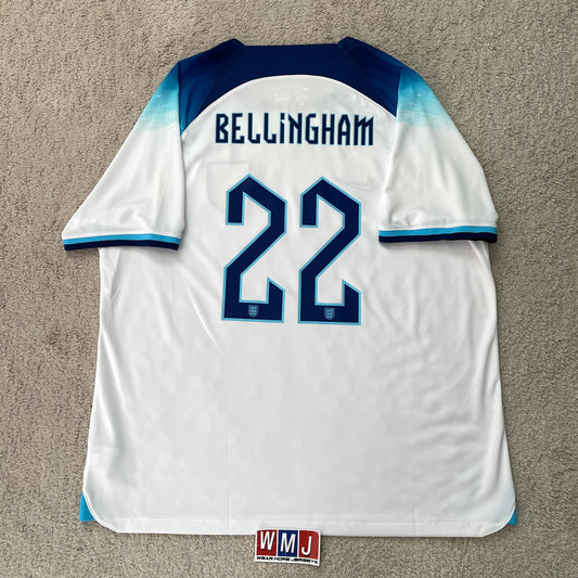 England 2022 World Cup home x Jude Bellingham #22 (XXL)