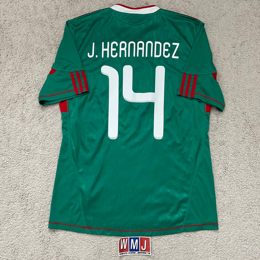Mexico 2010 World Cup home x Chicharito Hernandez #14 (M)