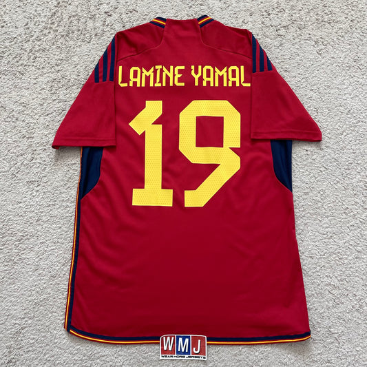 Spain 2022/23 home x Lamine Yamal #19 (M)