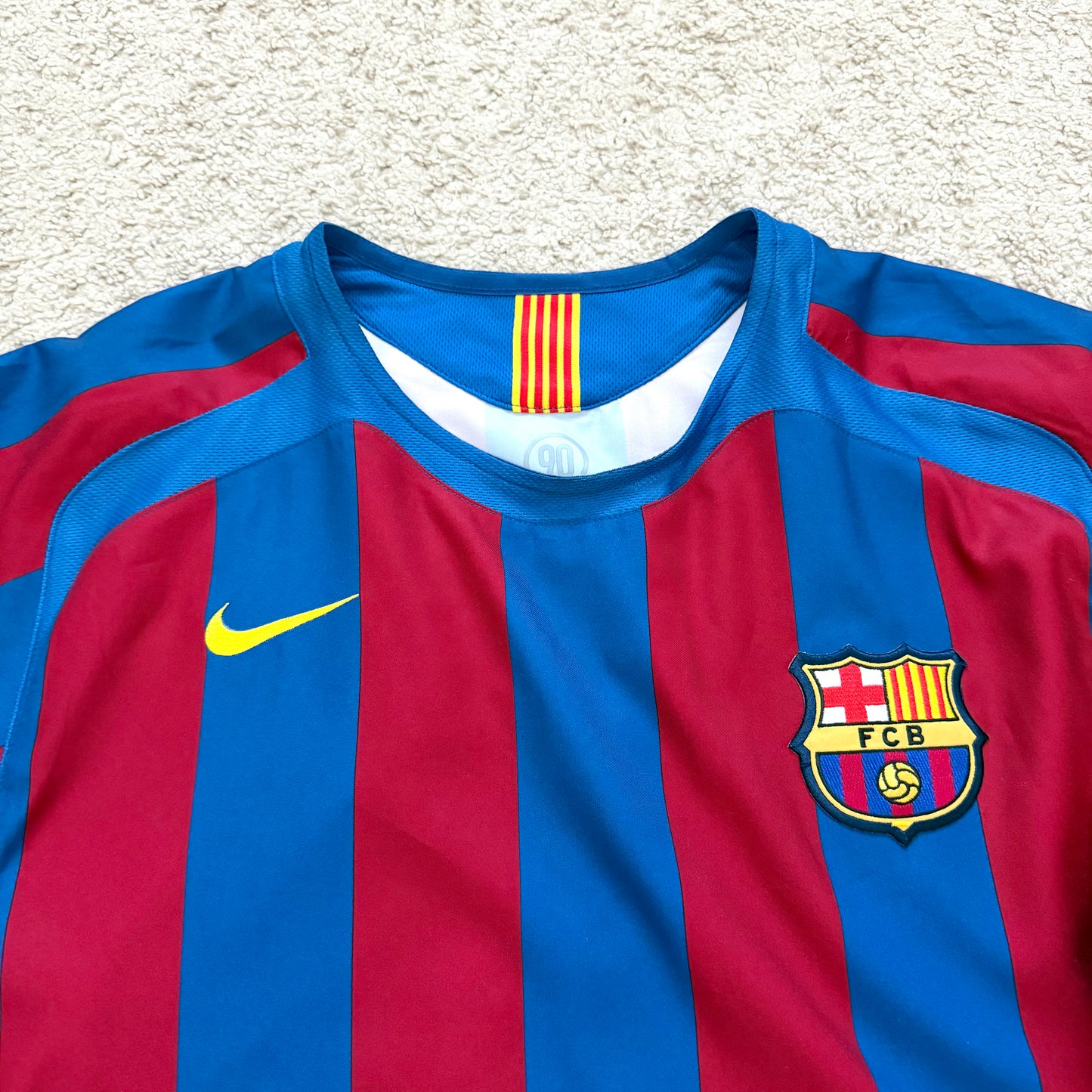 Barcelona 2005/06 home LONG SLEEVES x Rafa Marquez #4 (L)