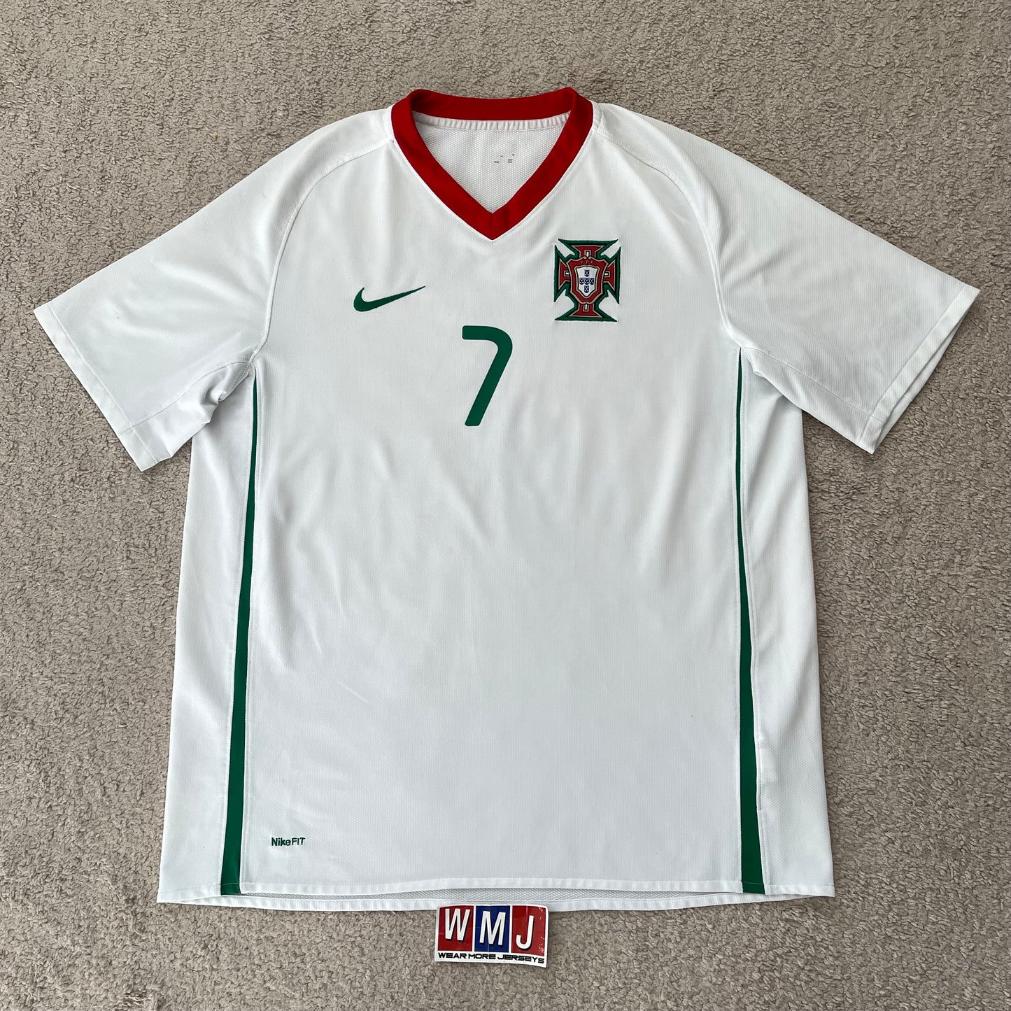 Portugal 2008 EURO away x Cristiano Ronaldo #7 (XL)