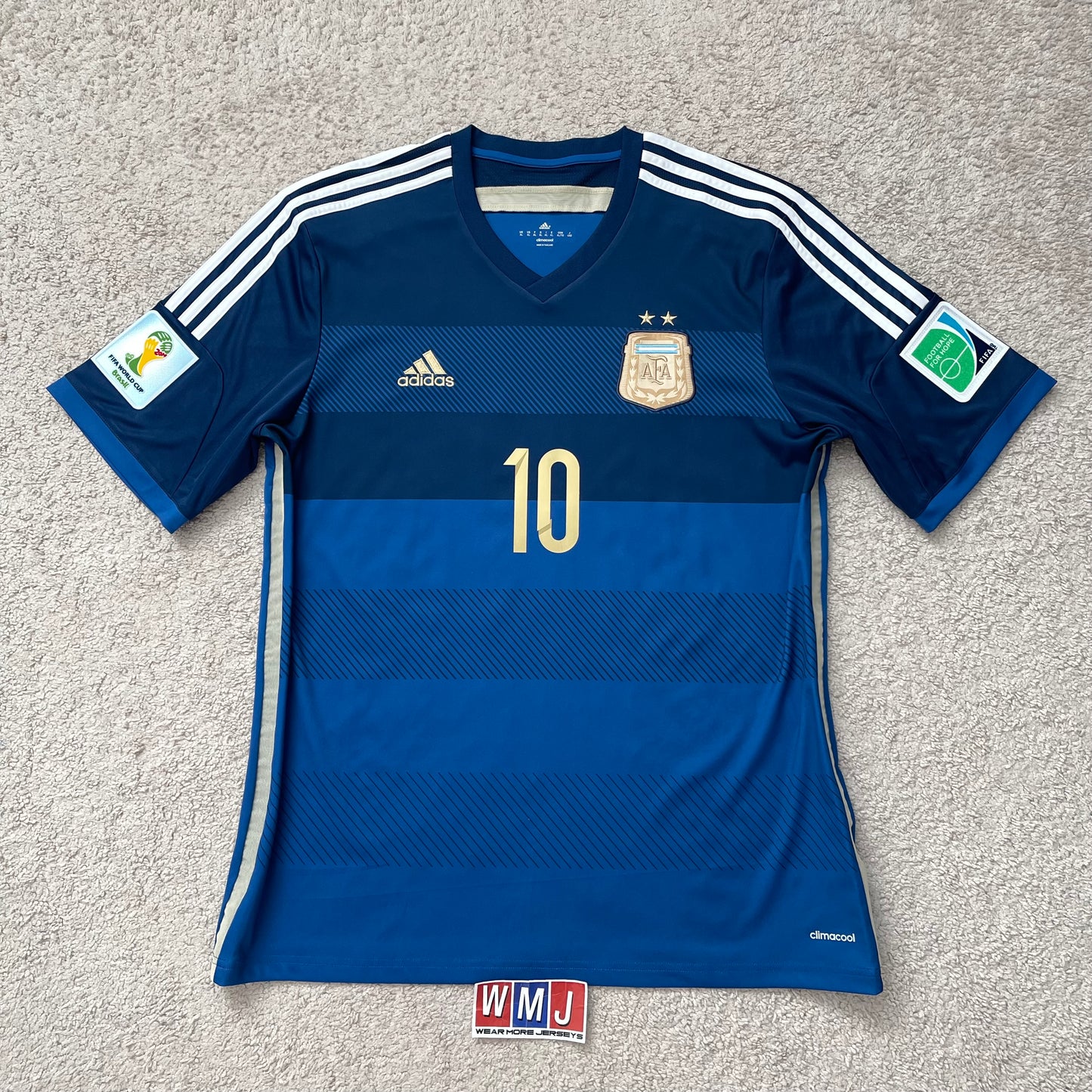 Argentina 2014 World Cup away x Messi #10 (XL)