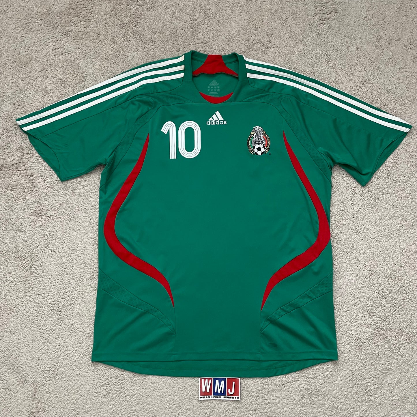 Mexico 2007/08 home x Cuauhtémoc Blanco #10 (XL)