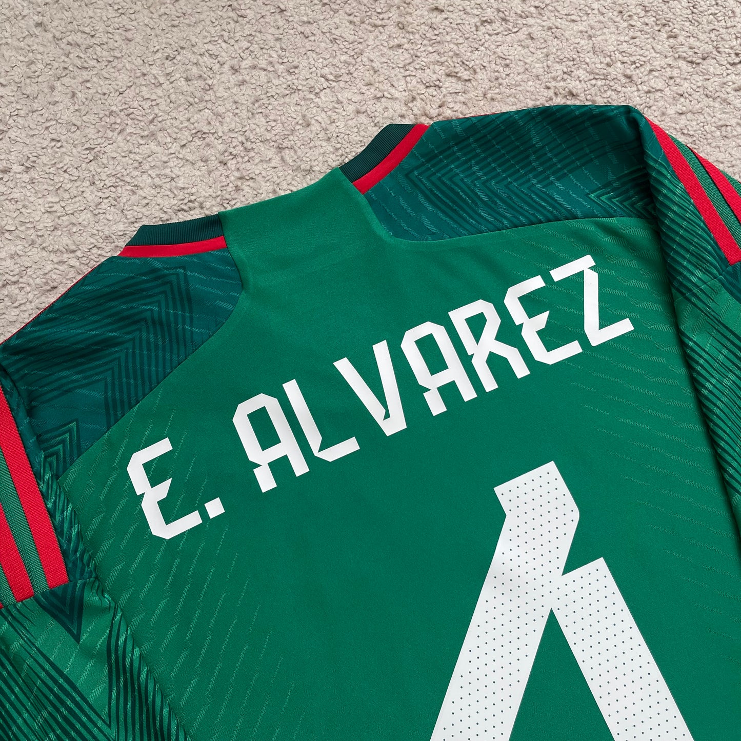 Mexico 2022 World Cup home PLAYER VERSION x Edson Alvarez #4 (XXL)