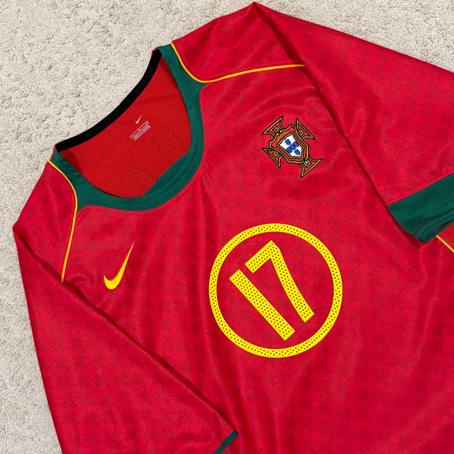 Portugal 2004 EURO home x Cristiano Ronaldo #17 (L)