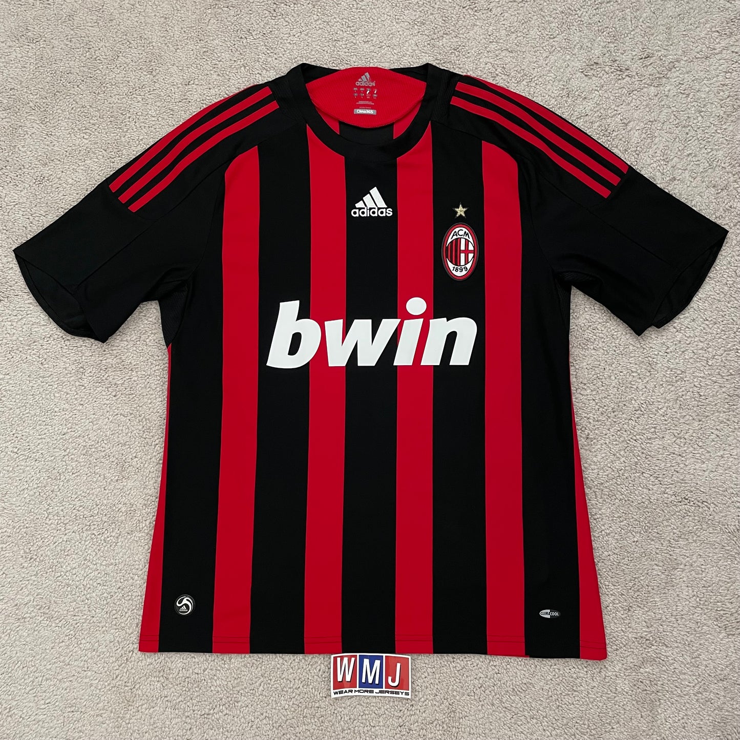 AC Milan 2008/09 home x Ronaldinho #80 (L)