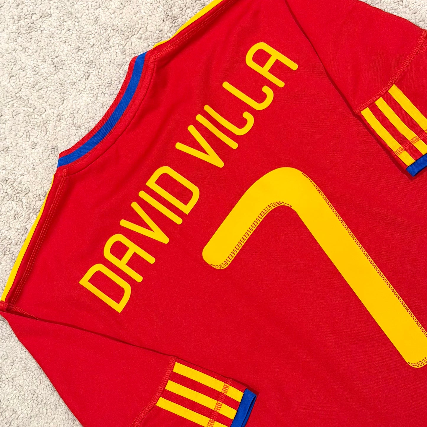 Spain 2010 World Cup home x David Villa #7 (L)
