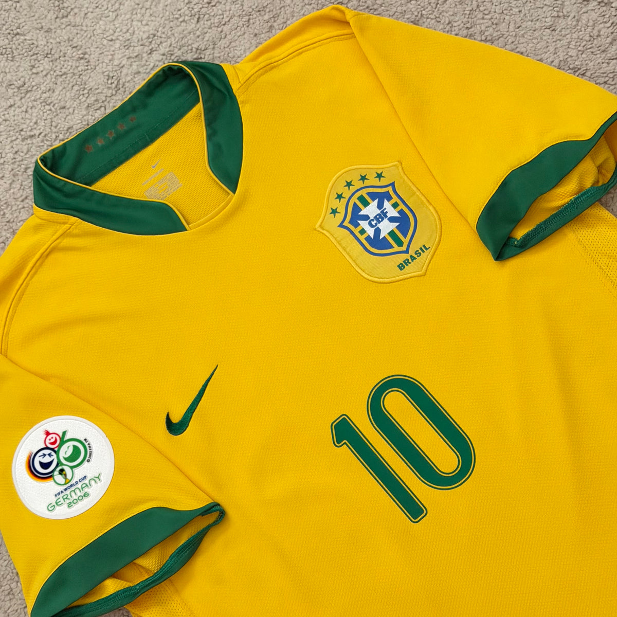 Brazil 2006 World Cup home x Ronaldinho #10 (M)