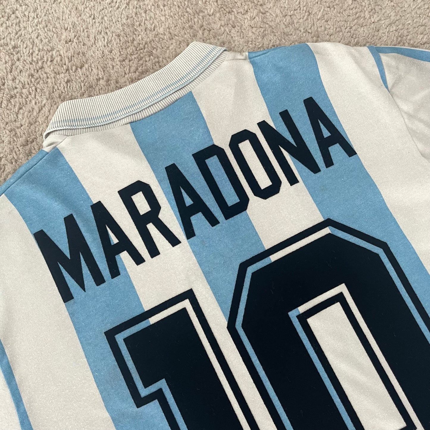 Argentina 1994 World Cup home LONG SLEEVES x Diego Armando Maradona #10 (L)