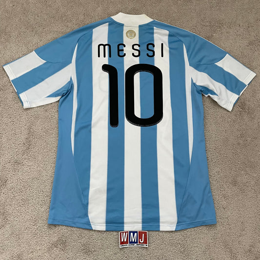 Argentina 2010 World Cup home x Messi #10 (L)