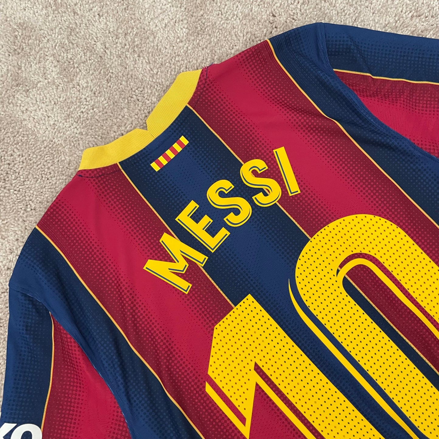 Barcelona 2020/21 home PLAYER VERSION x Messi #10 (S)