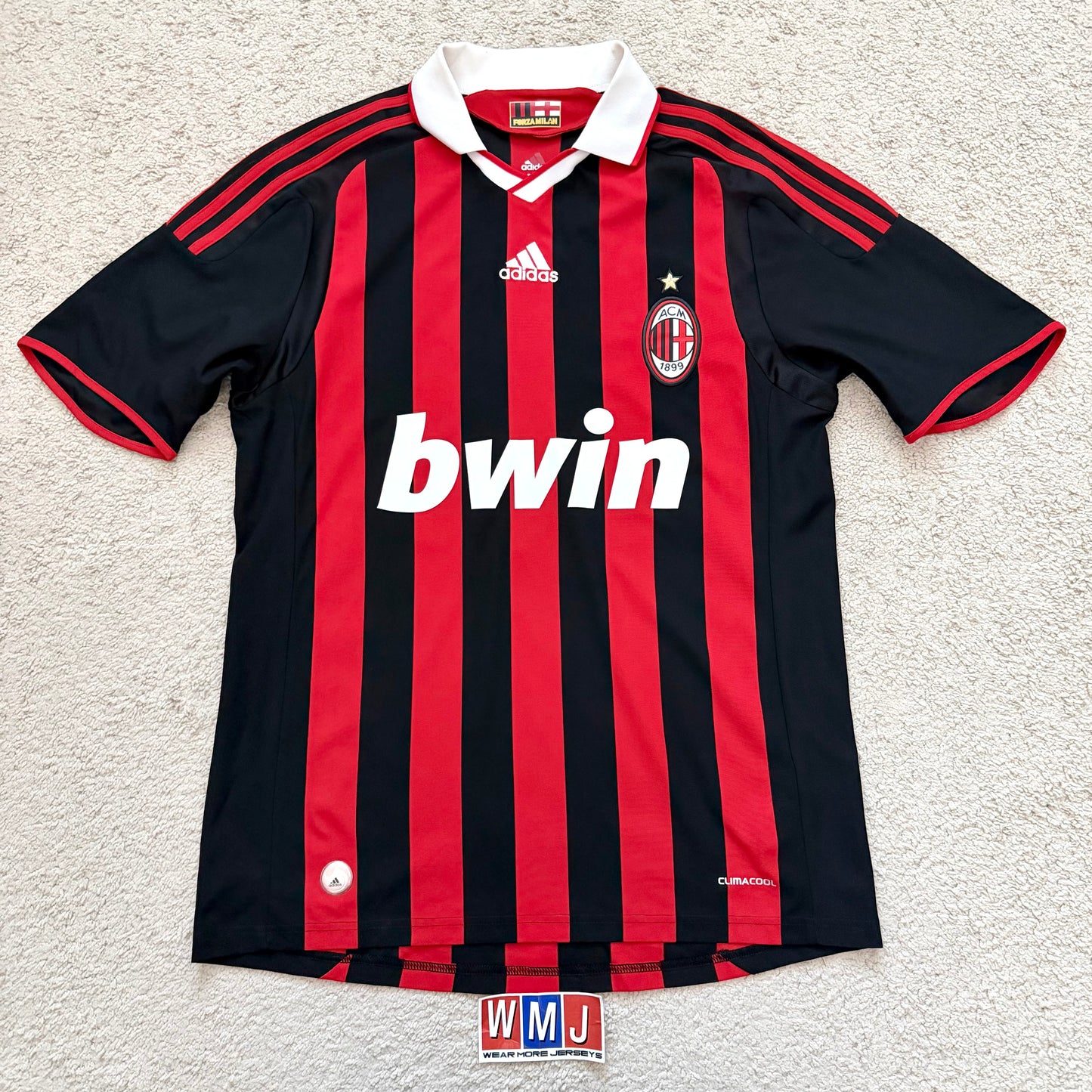 AC Milan 2009/10 home x Ronaldinho #80 (M)