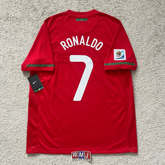 Portugal 2010 World Cup home x Cristiano Ronaldo #7 (L) *BRAND NEW WITH TAGS