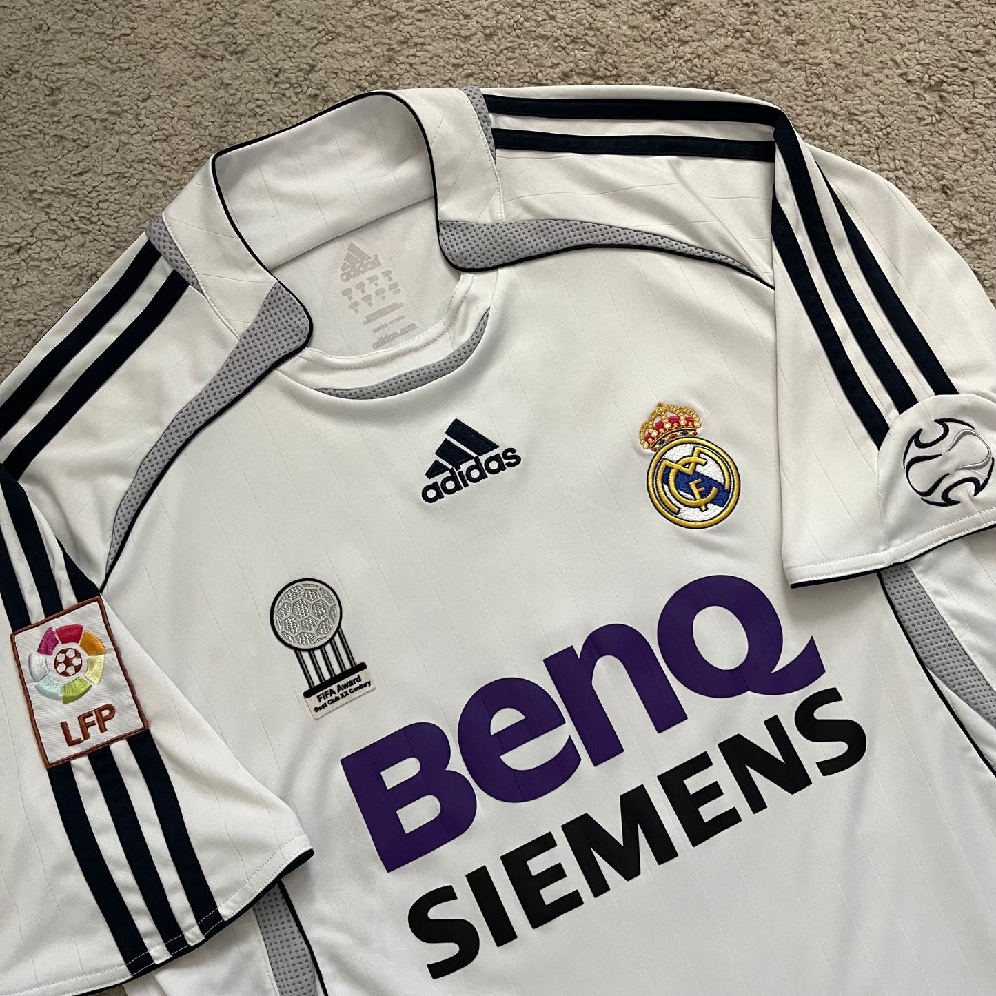 Real Madrid 2006/07 home x Ronaldo Nazario #9 (M)