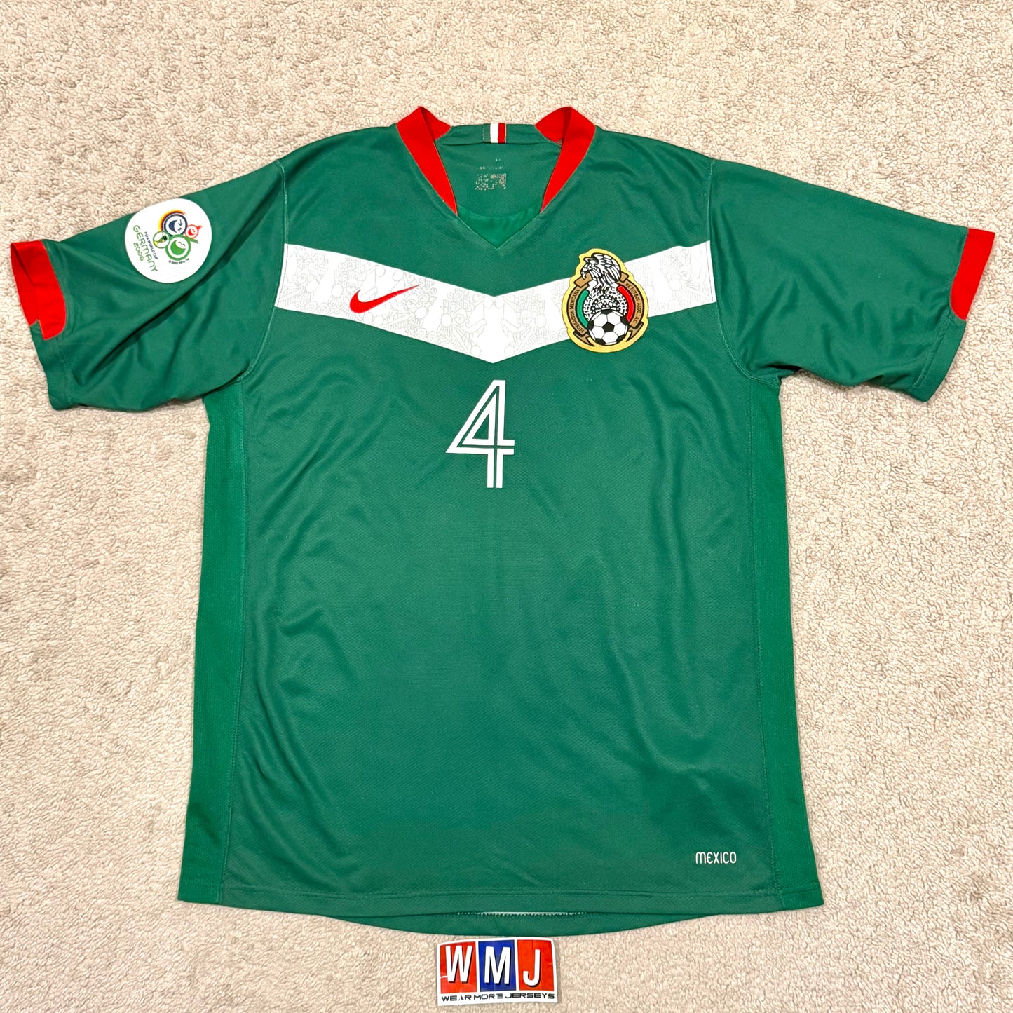 Mexico 2006 World Cup home x Rafa Marquez #4 (M)