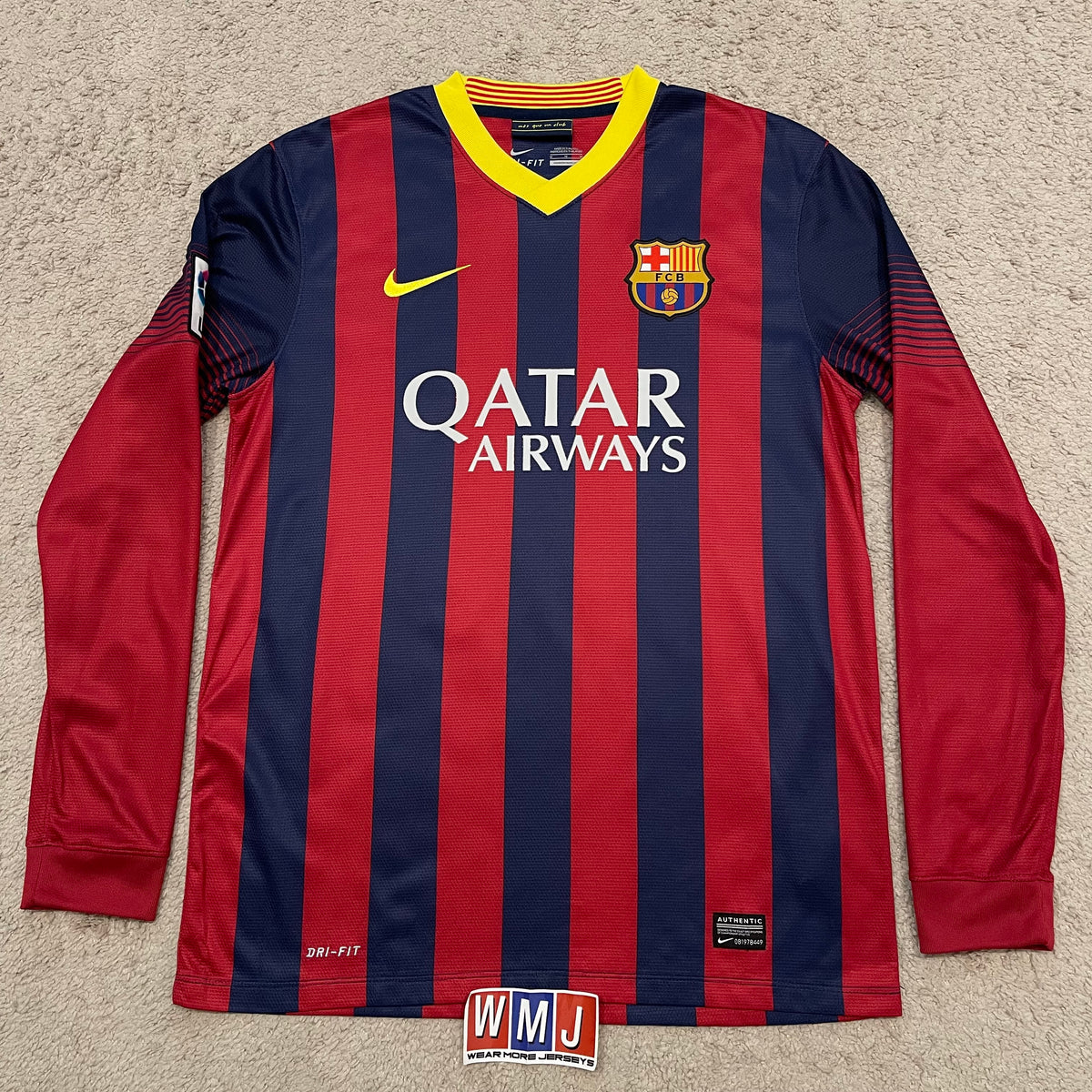 Barcelona 2013/14 home LONG SLEEVES x Messi #10 (M)