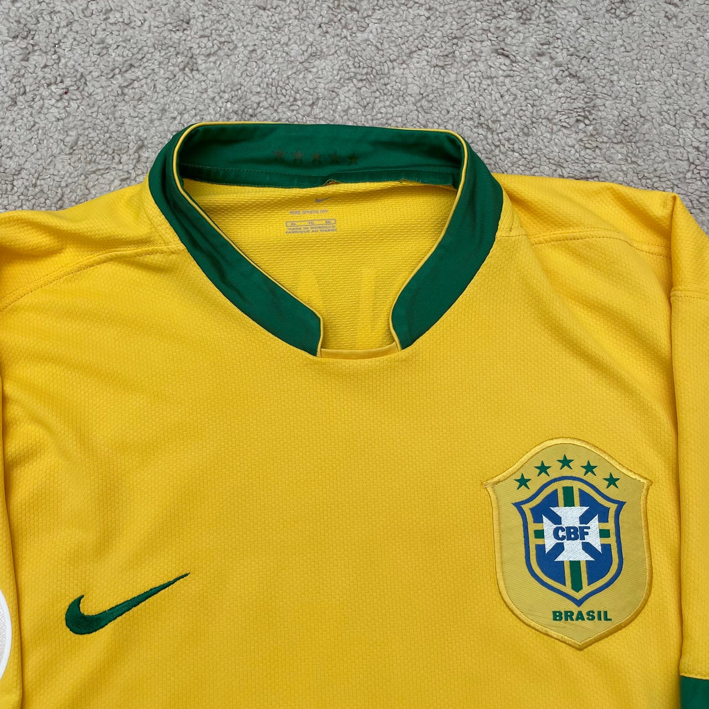 Brazil 2006 World Cup home x Ronaldo Nazario #9 (XL)