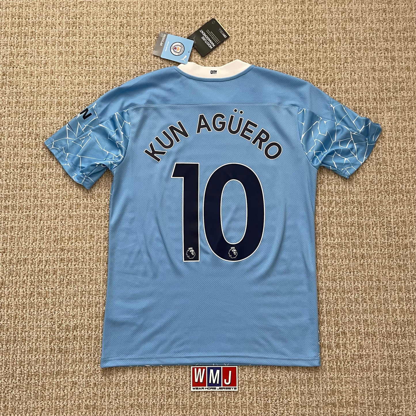 Manchester City 2020/21 home x Sergio 'Kun' Agüero #10 (S) *BRAND NEW WITH TAGS