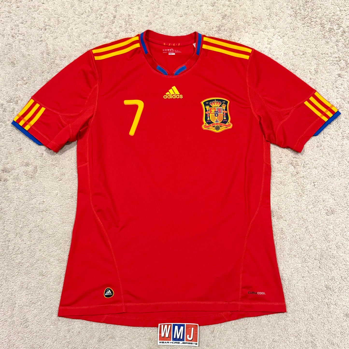 Spain 2010 World Cup home x David Villa #7 (L)