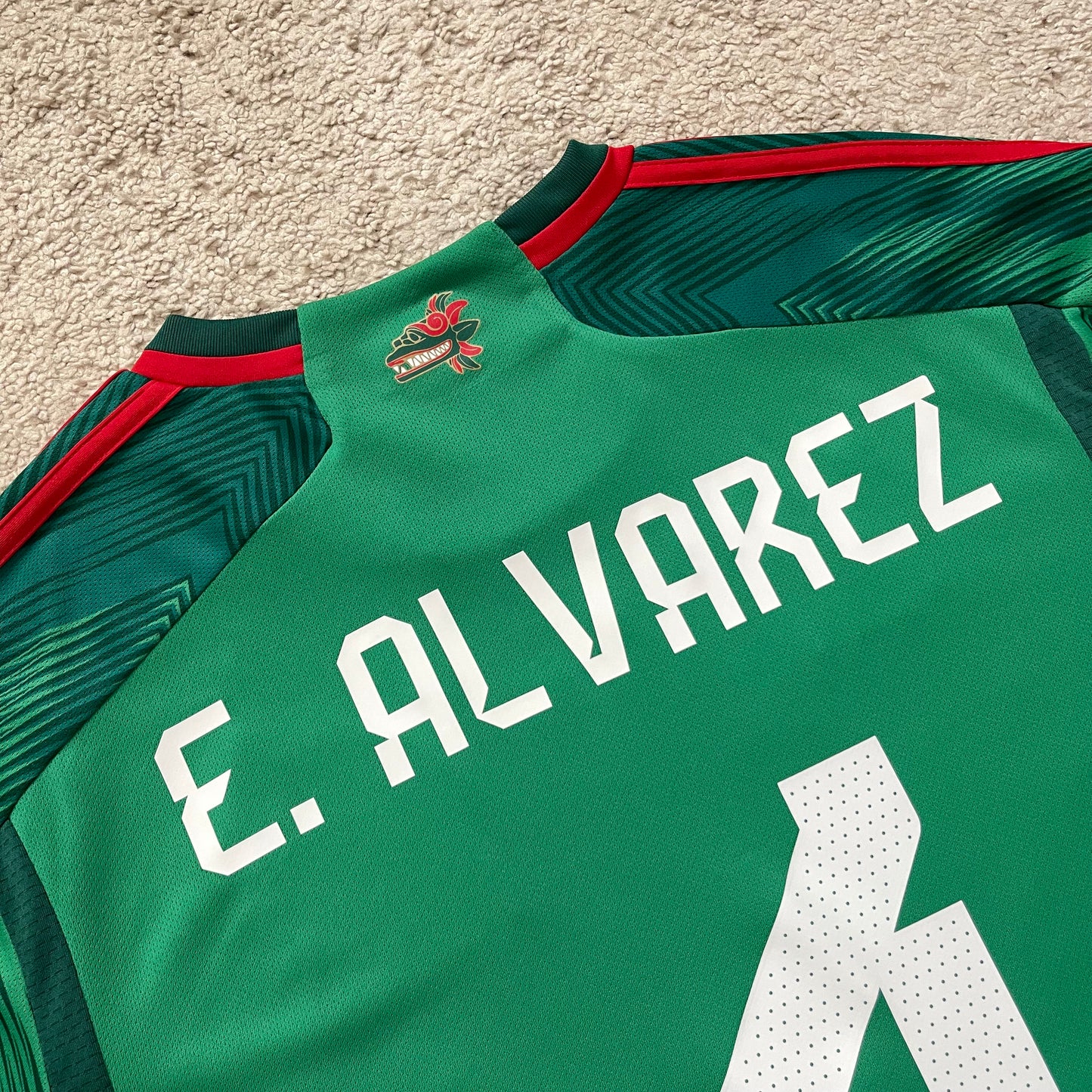 Mexico 2022 World Cup home LONG SLEEVES x Edson Alvarez #4 (M)