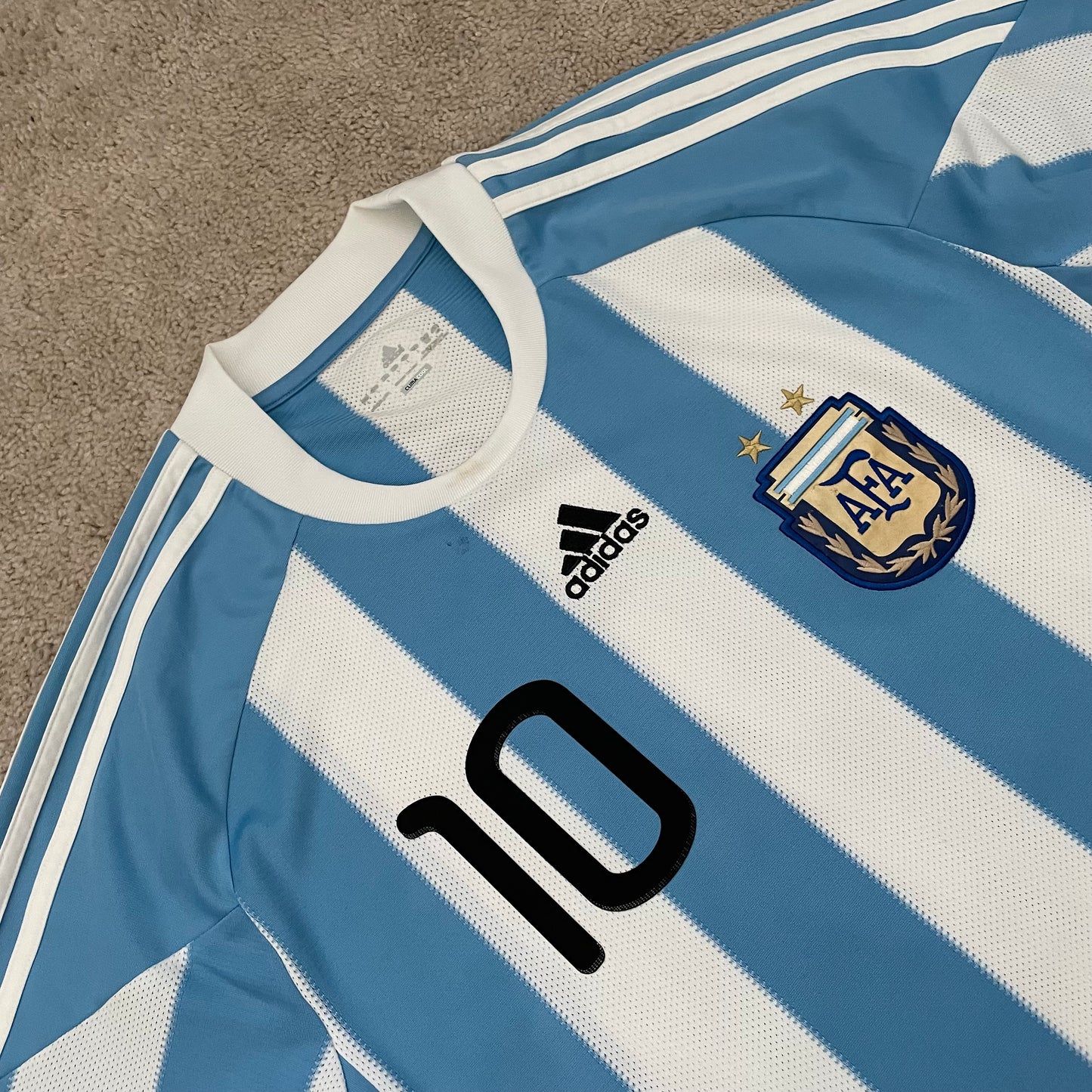 Argentina 2010 World Cup home x Messi #10 (L)