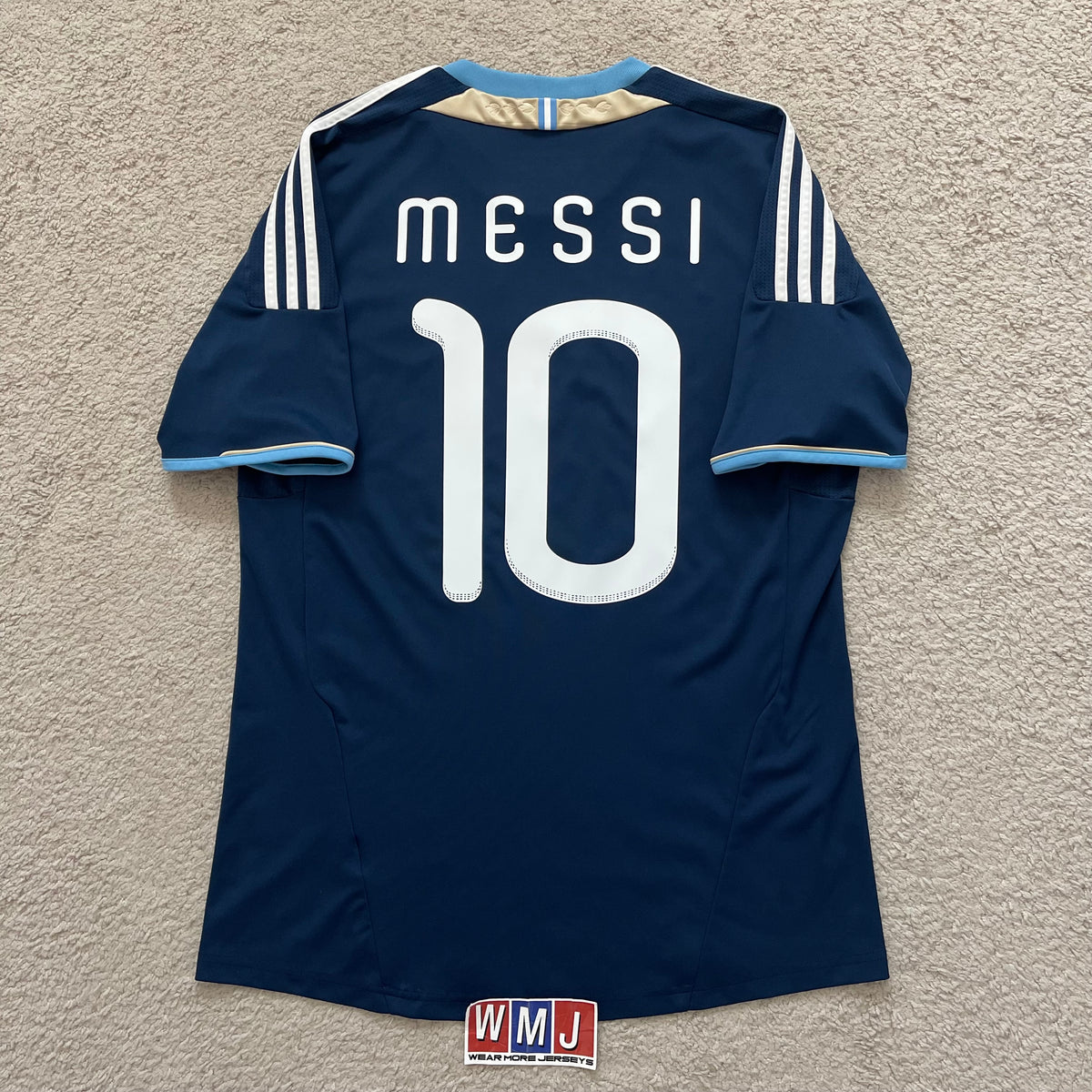 Argentina 2011 Copa America away x Messi #10 (M)