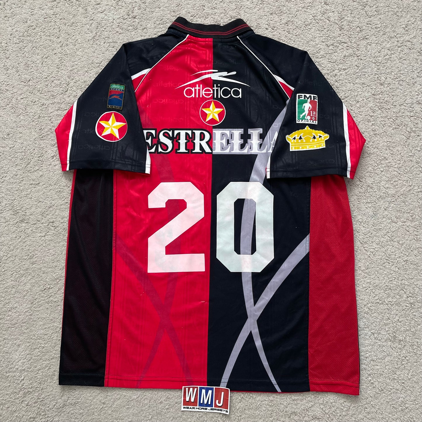 Atlas FC 1998/99 home x Jose Luis Gonzalez #20 (XL)