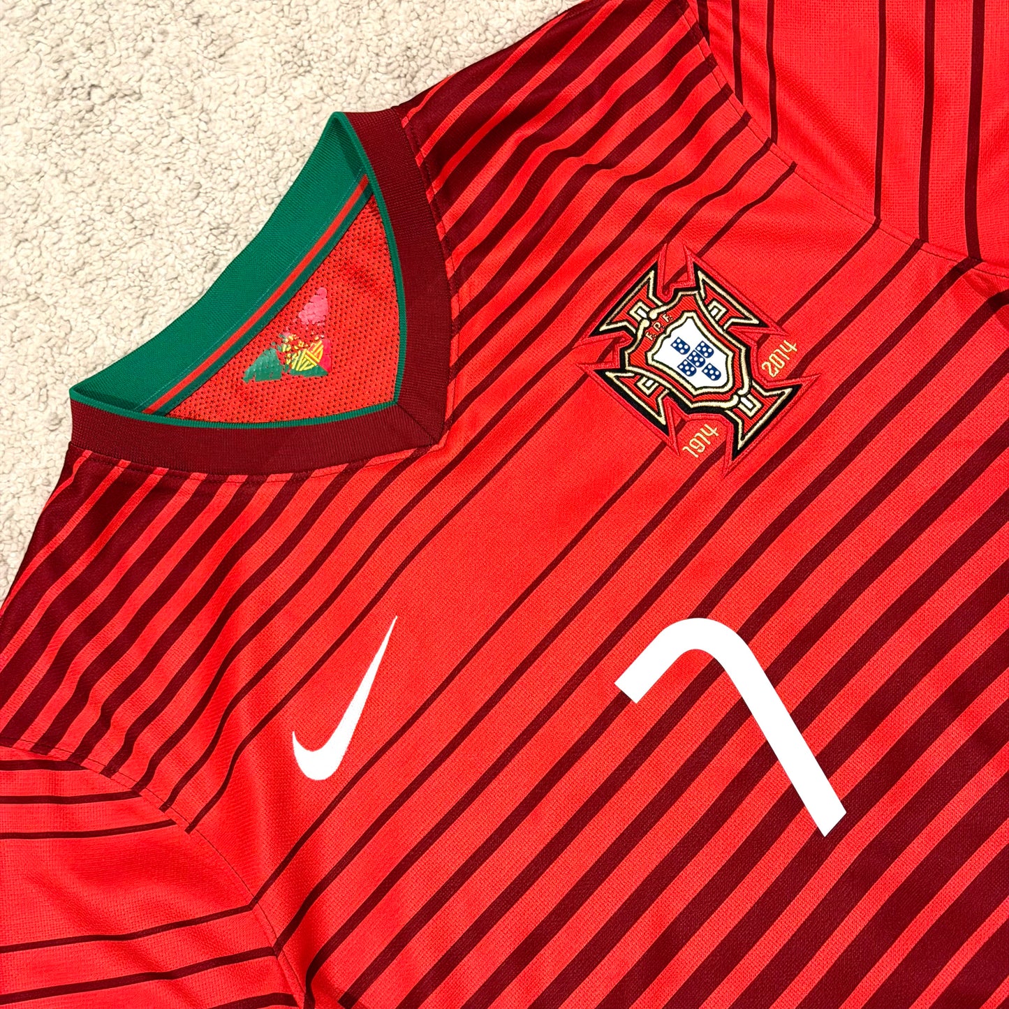 Portugal 2014 World Cup home PLAYER VERSION x Cristiano Ronaldo #7 (M)