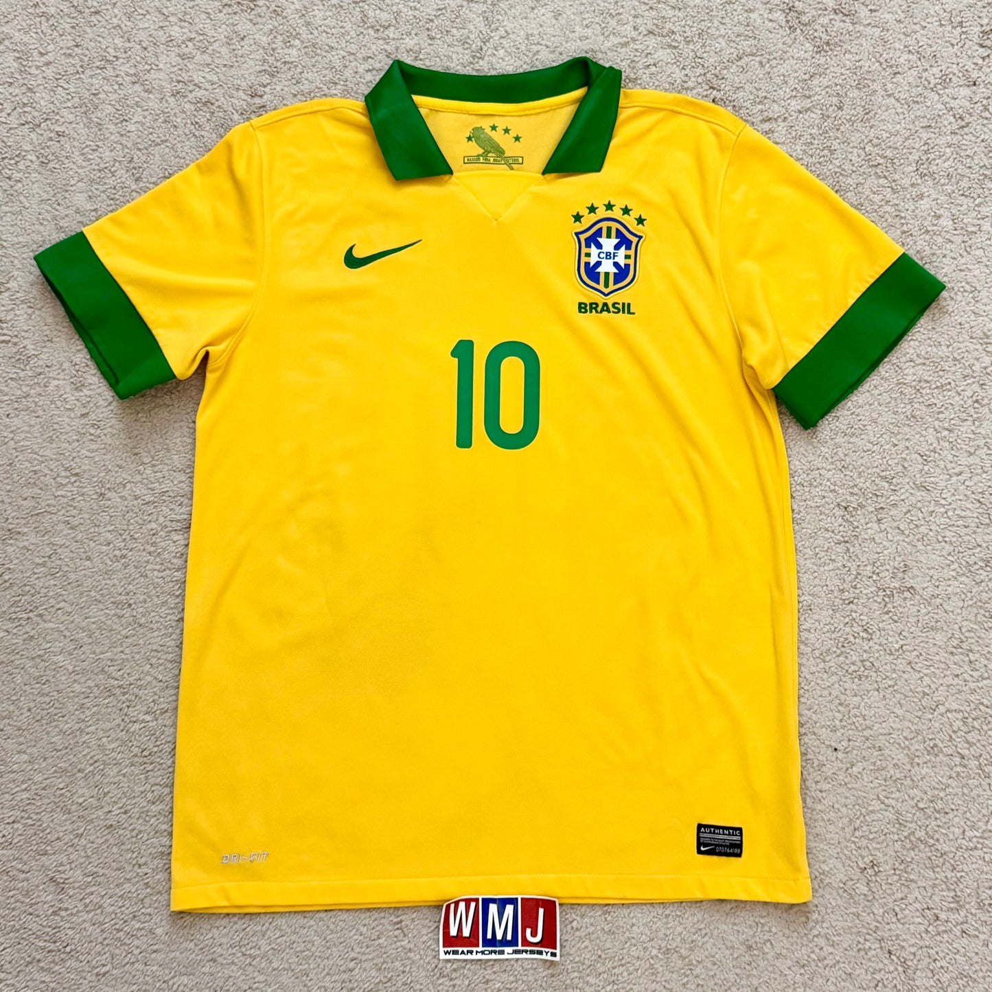 Brazil 2013 home x Ronaldinho #10 (L)