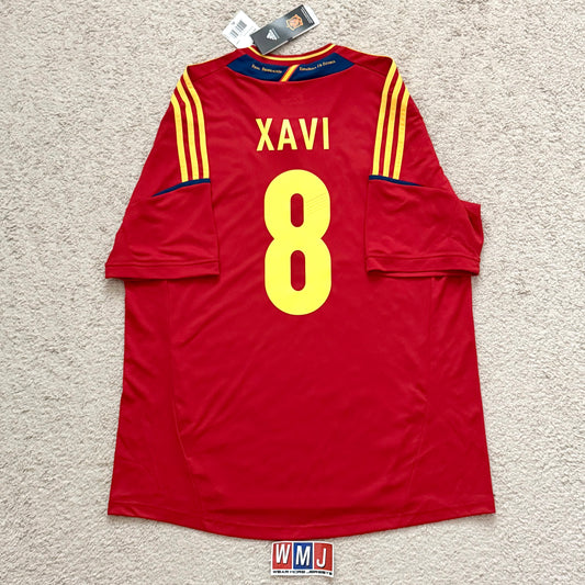 Spain 2012 EURO home x Xavi #8 (XL) *BRAND NEW WITH TAGS