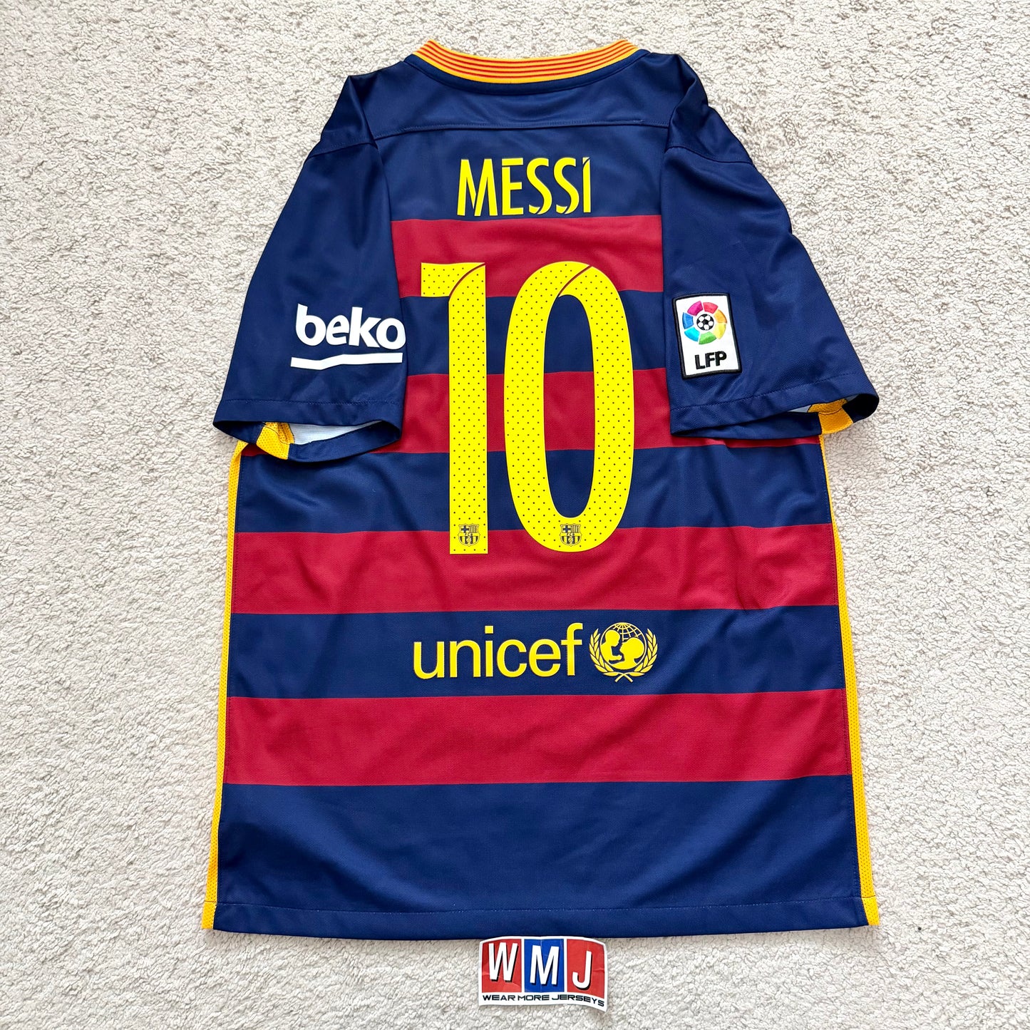 Barcelona 2015/16 home x Messi #10 (M)