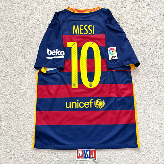Barcelona 2015/16 home x Messi #10 (M)
