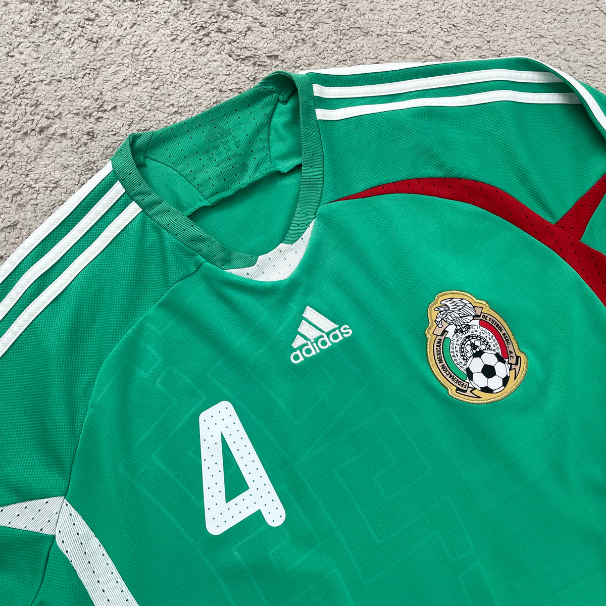 Mexico 2008/09 home 3/4 SLEEVES x Rafa Marquez #4 (L)