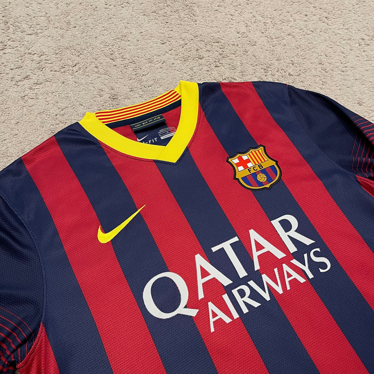 Barcelona 2013/14 home LONG SLEEVES x Messi #10 (M)