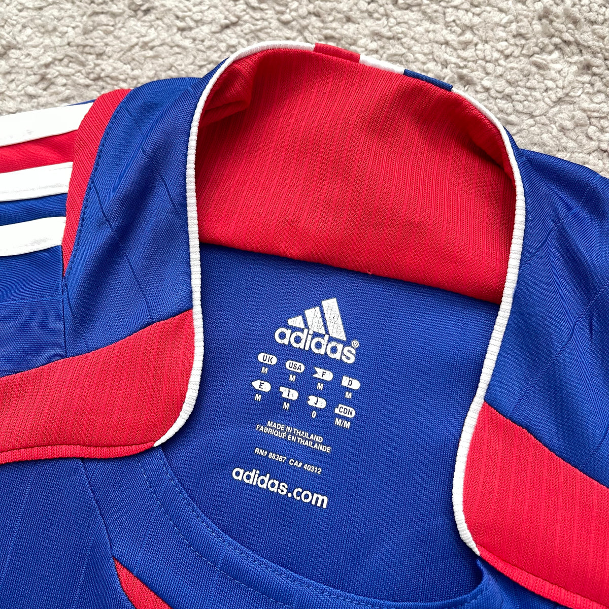 France 2006 World Cup home x Zinedine Zidane #10 (M)