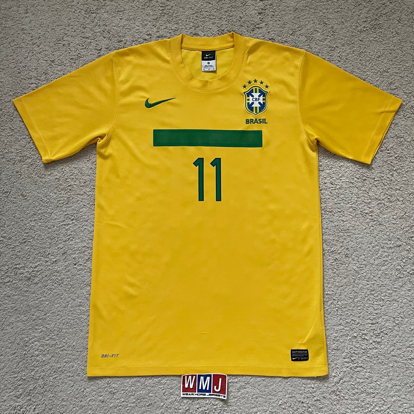 Brazil 2011 Copa America home x Neymar Jr #11 (M)