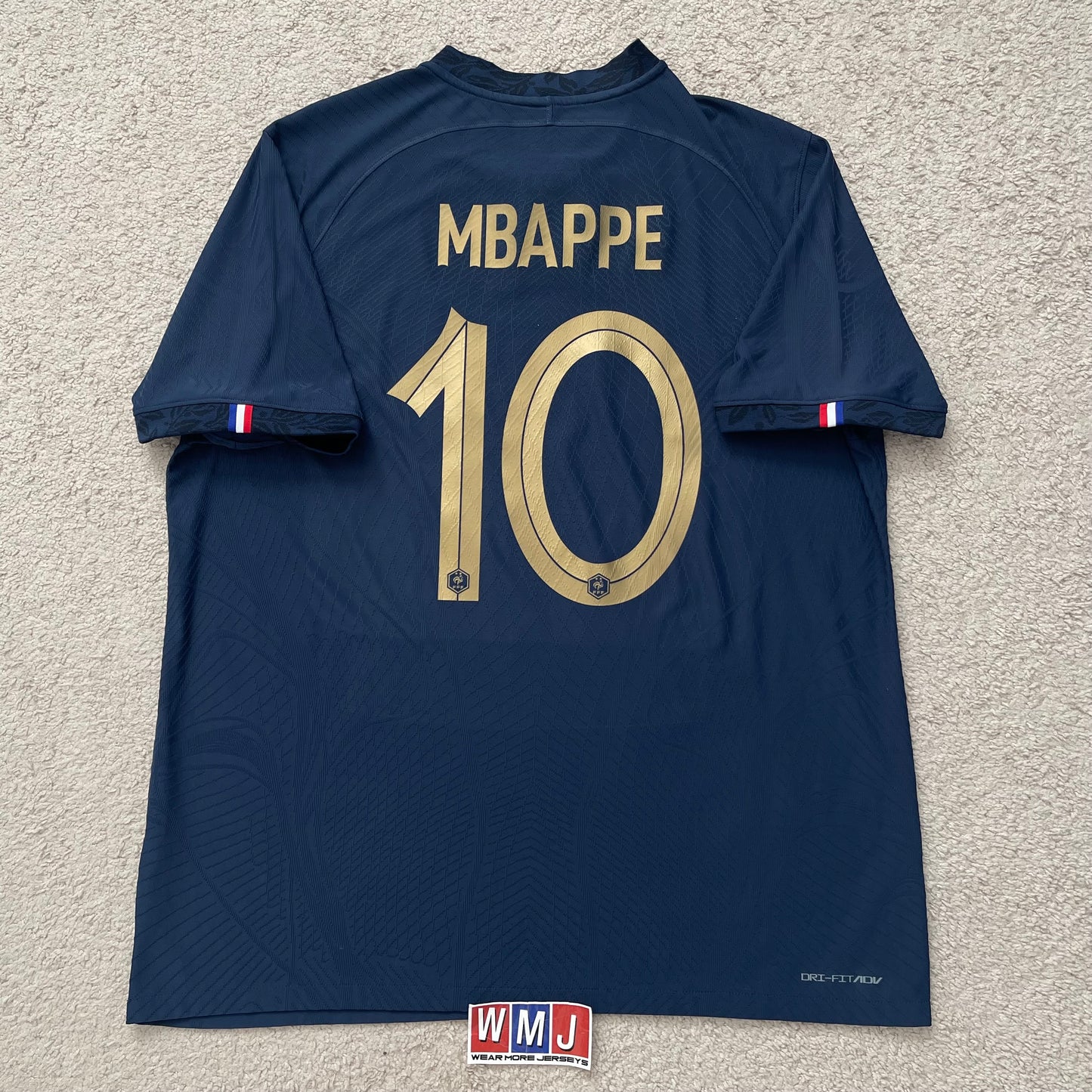 France 2022 World Cup home PLAYER VERSION x Kylian Mbappe #10 (XXL)
